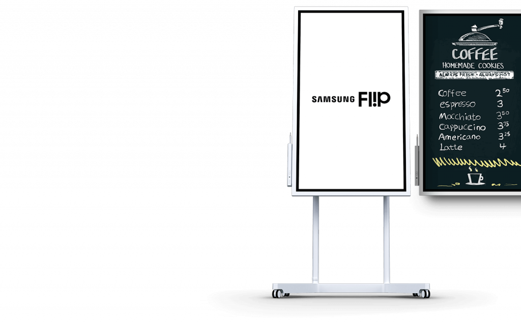 Цифровой флипчарт Samsung серии WMR - Дизайн для разнообразия