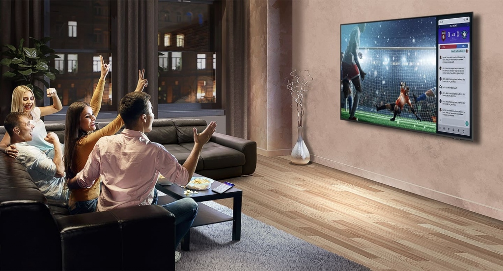 Гостиничный телевизор Samsung серии HQ60A - мультиоконный просмотр