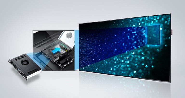 Профессиональный дисплей Samsung серии PHF-P - возможность установки PIMs