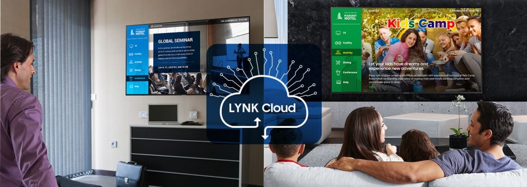 Облачная система управления гостиничным телевидением Samsung LYNK Cloud