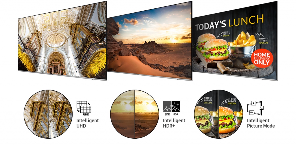 Профессиональный дисплей Samsung серии QEN - высокое качество изображения