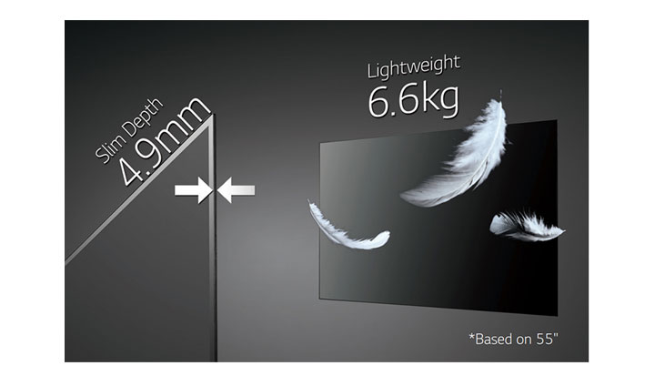 Профессиональный OLED дисплей LG серии EJ5E - великолепный дизайн панели